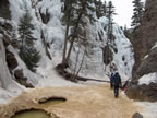 South Park Climbing Area in the Uncompahgre Gorge  (79kb)